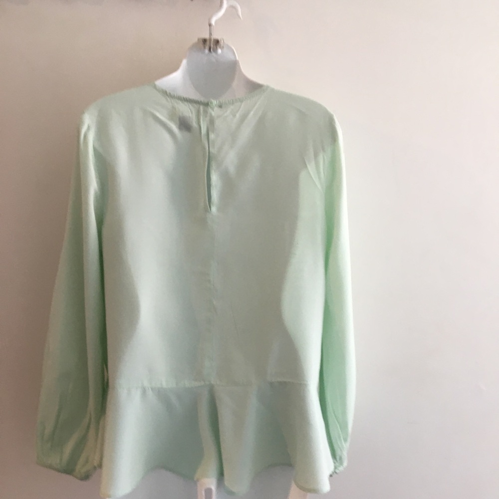 Old Navy | Mint Ruffle Blouse - Picture 8 of 8